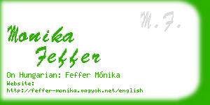 monika feffer business card